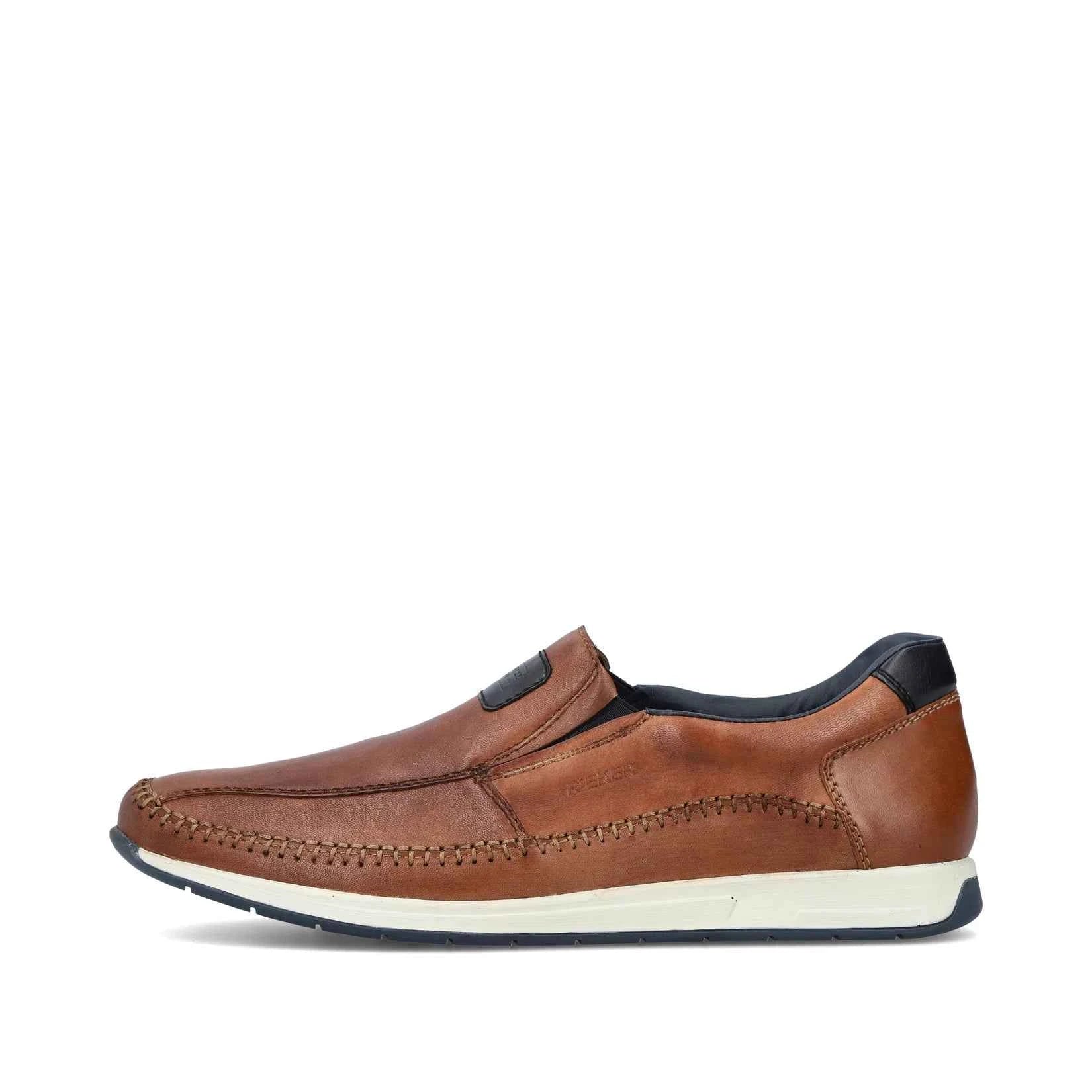 Rieker Men's Casual Slip-on Shoe – Brown | 11962-25