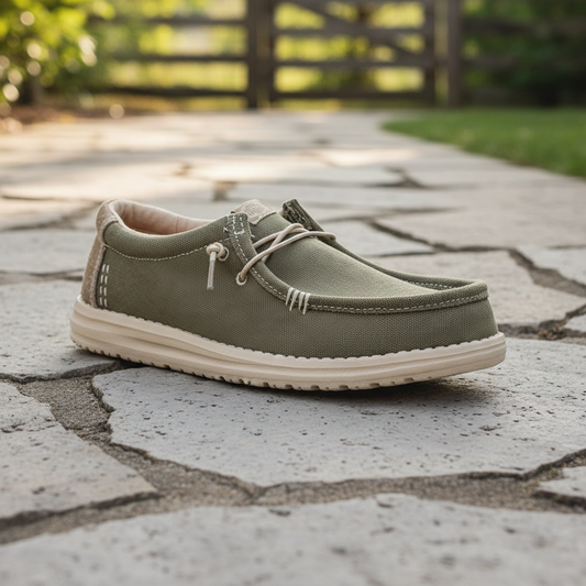 Hey Dude Wally Workwear – Men's – Dusky Green
