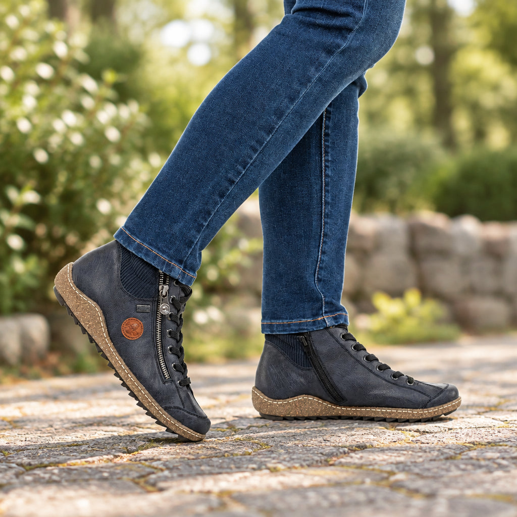 Rieker L7514-15 – Women's Boot – Blue