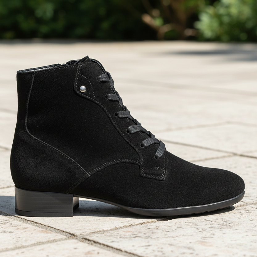 Gabor 8031.04 – Women's Ankle Boot – Black Suede – 8031.04.003