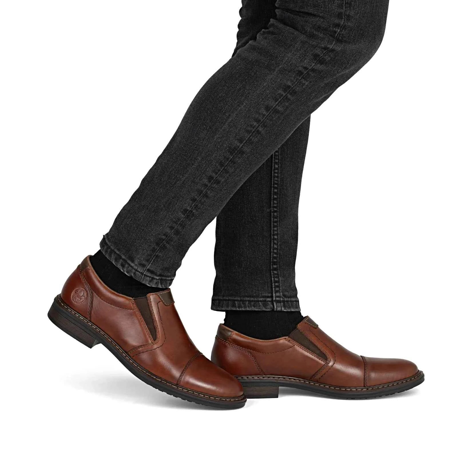 Rieker Men's Slip-on Shoe - Brown - 17659-23