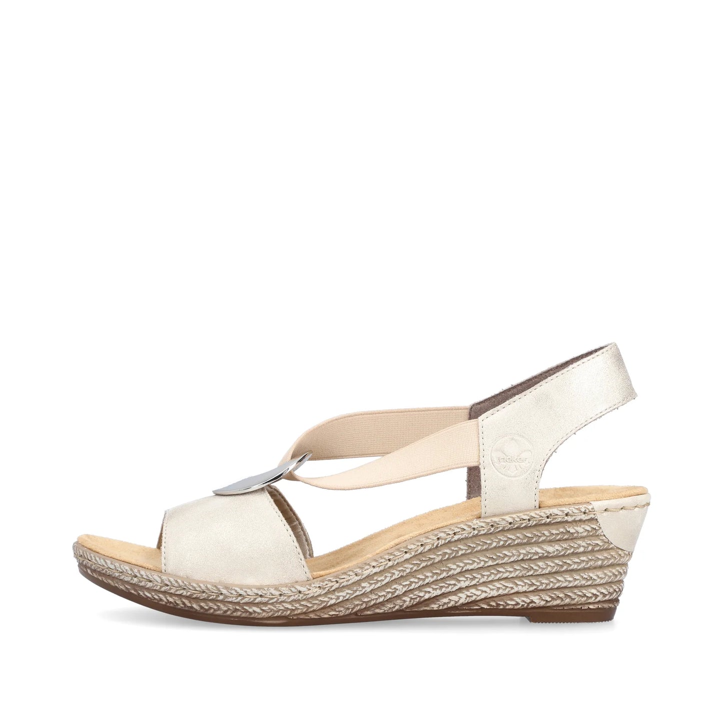 Rieker 624H6-60 Beige Metallic