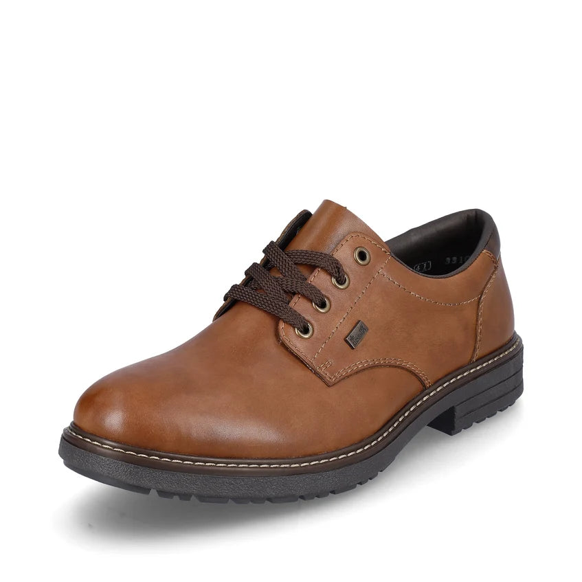Rieker 33101-24 – Men's Leather Lace-Up Shoe – Brown