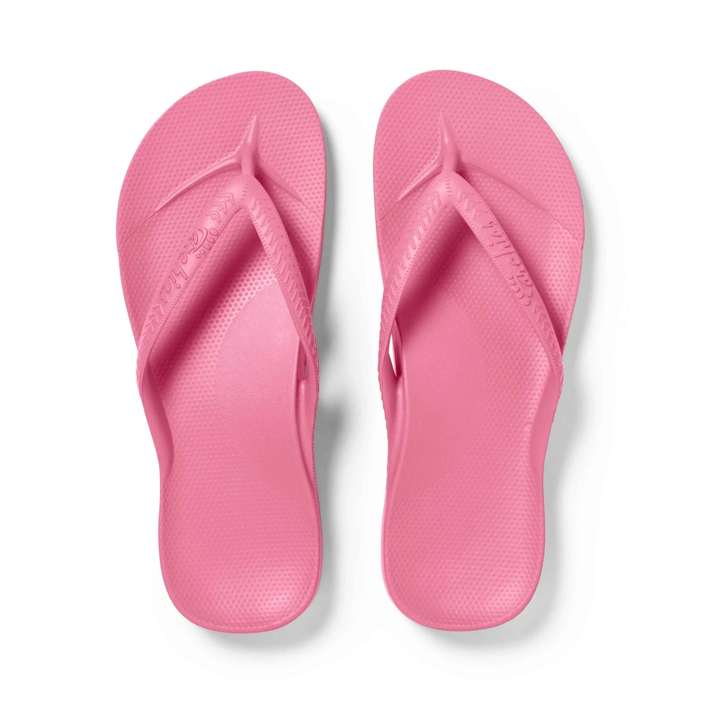 Archies Arch Support Flip Flops – Hot Pink