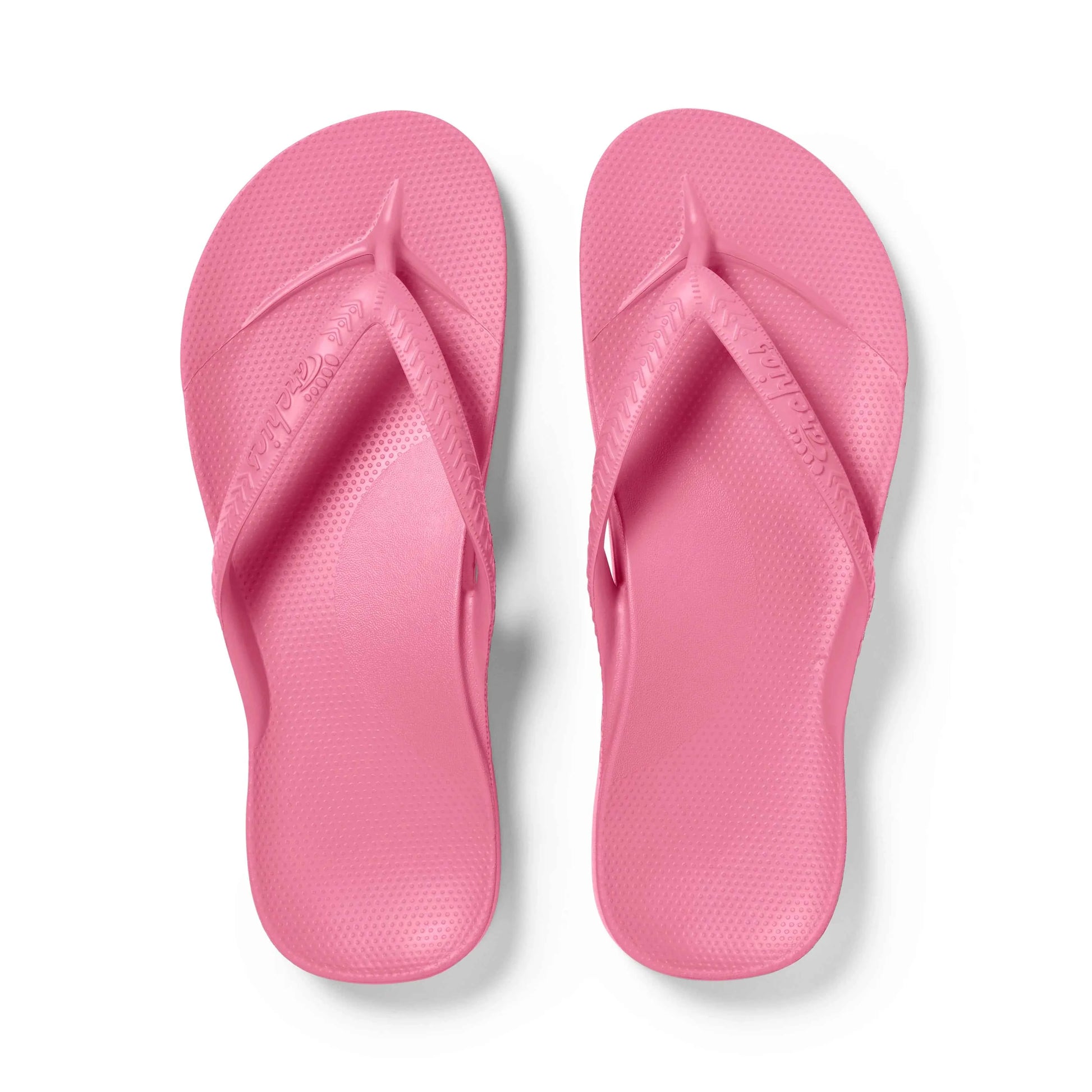 Archies Arch Support Flip Flops – Hot Pink
