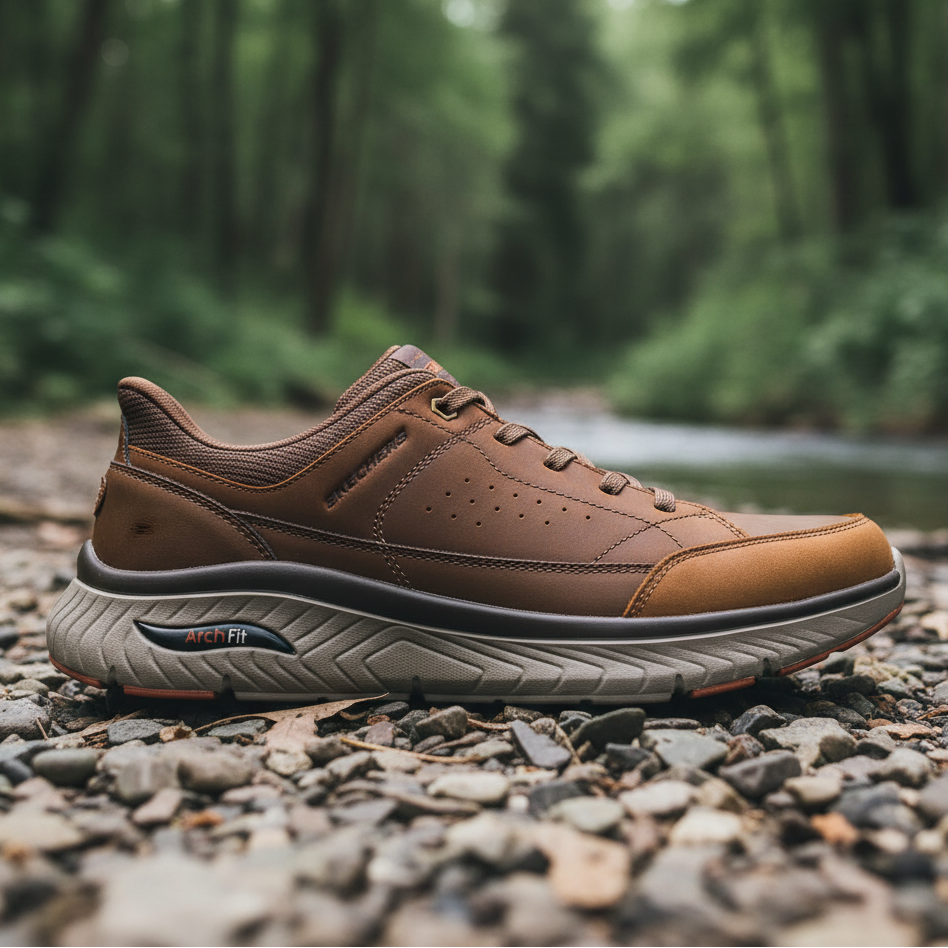 Skechers Arch Fit Crosser Felix – Men's Trainers – Brown – 205656 CDB