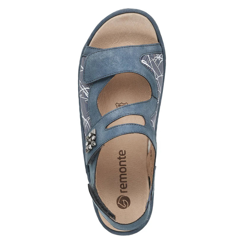 Remonte D7647-16 Blue Sandals