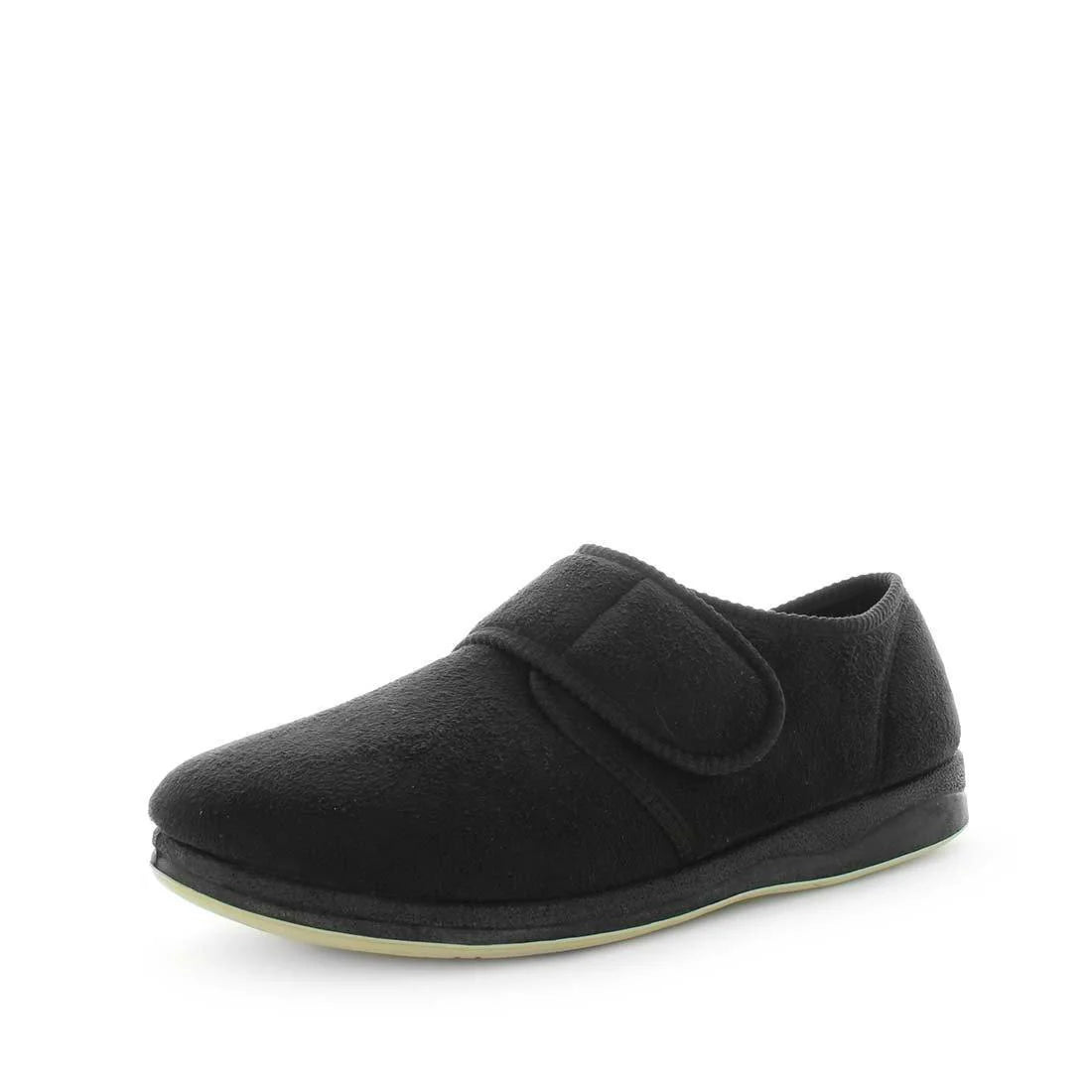Panda Eli – Men's Slippers – Black Microsuede *COMING SOON DUE MID SEPTEMBER*