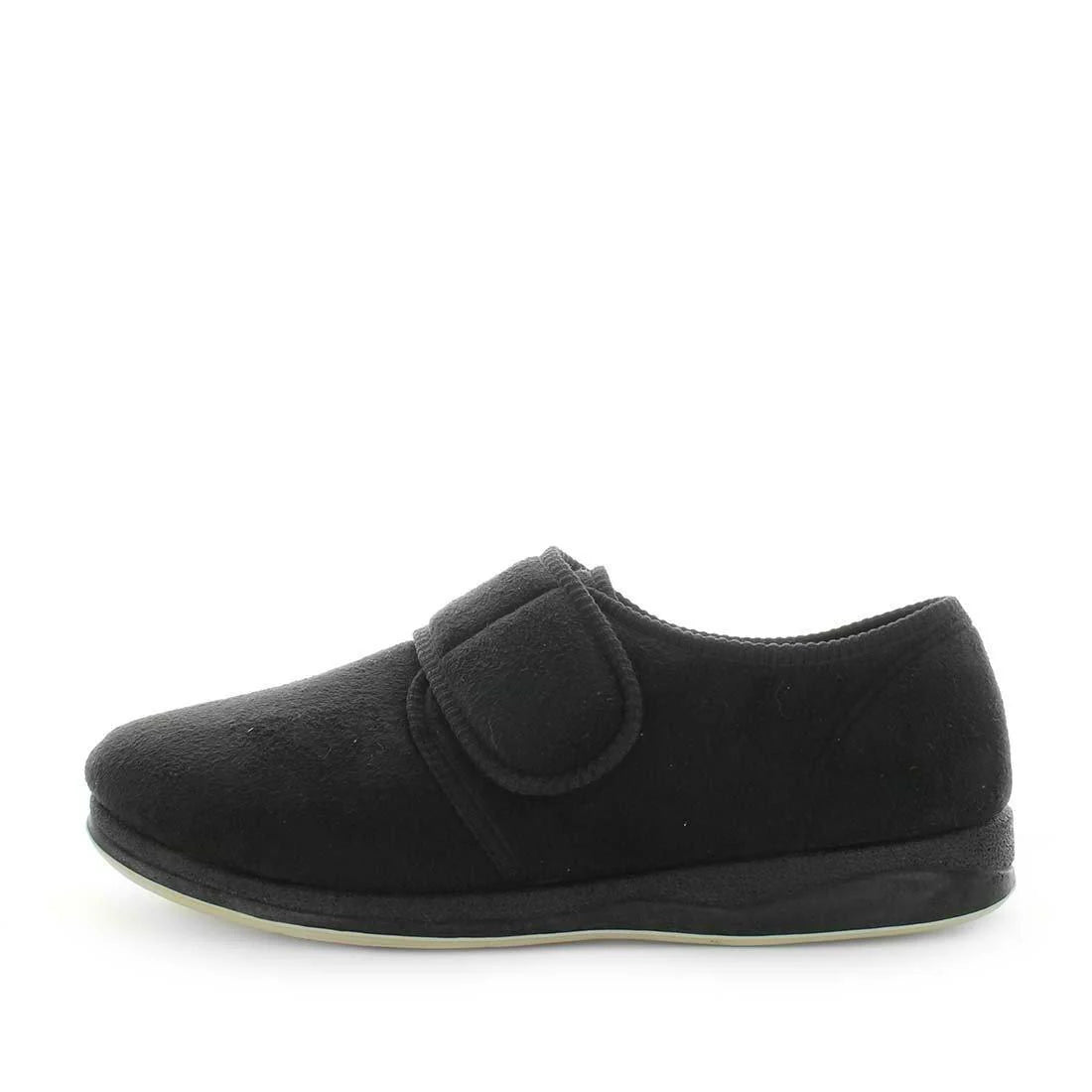 Panda Eli – Men's Slippers – Black Microsuede *COMING SOON DUE MID SEPTEMBER*