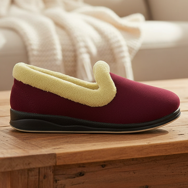Panda Emille – Women's Slippers – Burgundy *COMING SOON DUE MID SEPTEMBER*