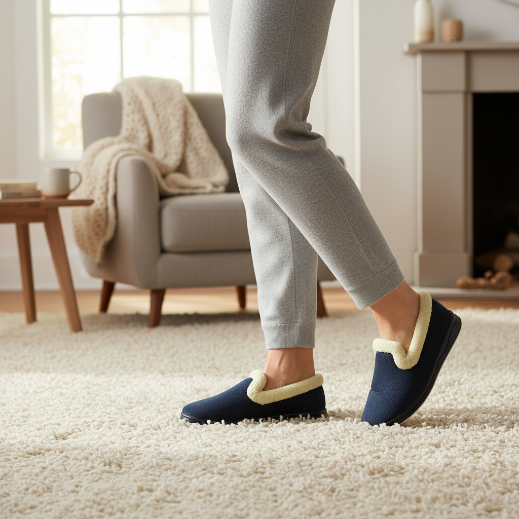 Panda Emille Women's Slippers - Navy