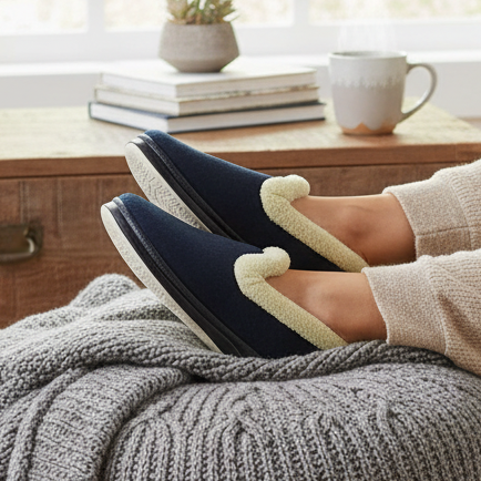 Panda Emille – Women's Slippers – Navy *COMING SOON DUE MID SEPTEMBER*