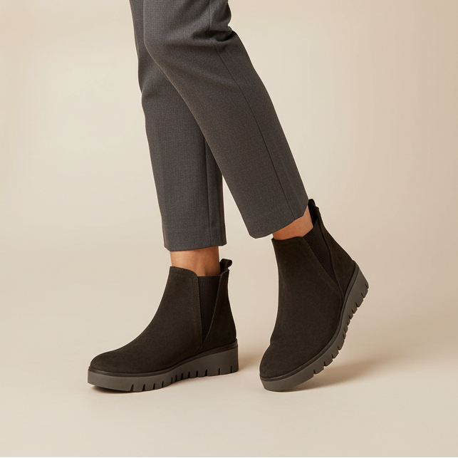 Gabor Dublin – Women's Ankle Boot – Brown Suede – 8015.01.005