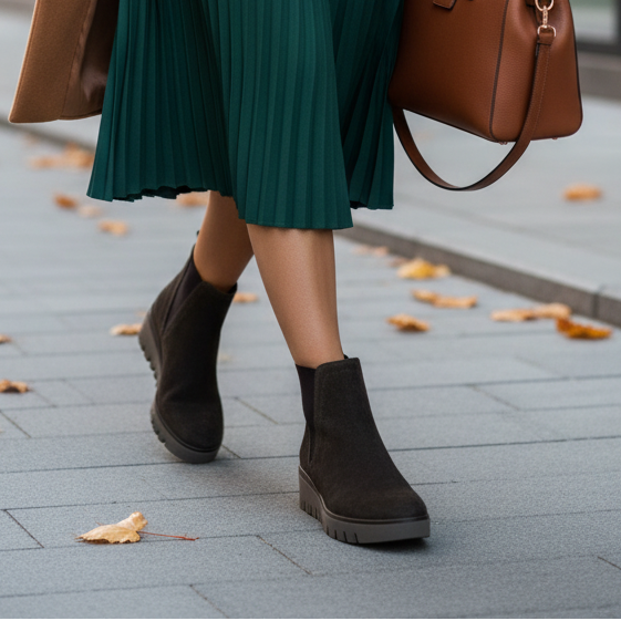 Gabor Dublin – Women's Ankle Boot – Brown Suede – 8015.01.005