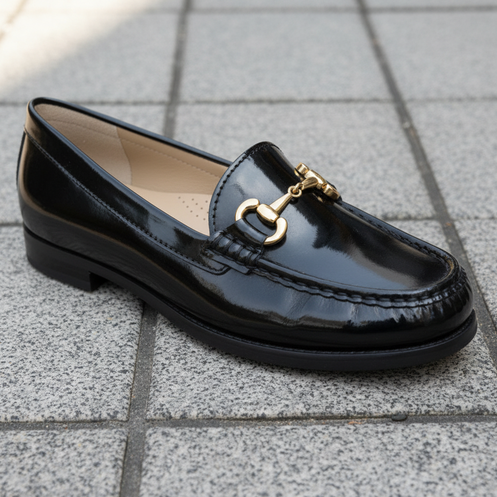Maria Lya Aspen – Women's Loafer – Black Patent