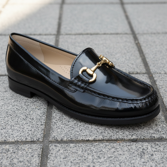 Maria Lya Aspen – Women's Loafer – Black Patent