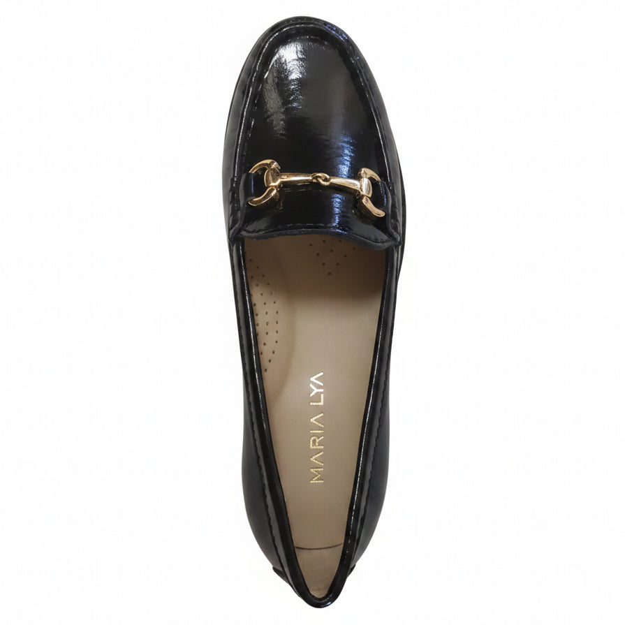 Maria Lya Aspen – Women's Loafer – Black Patent