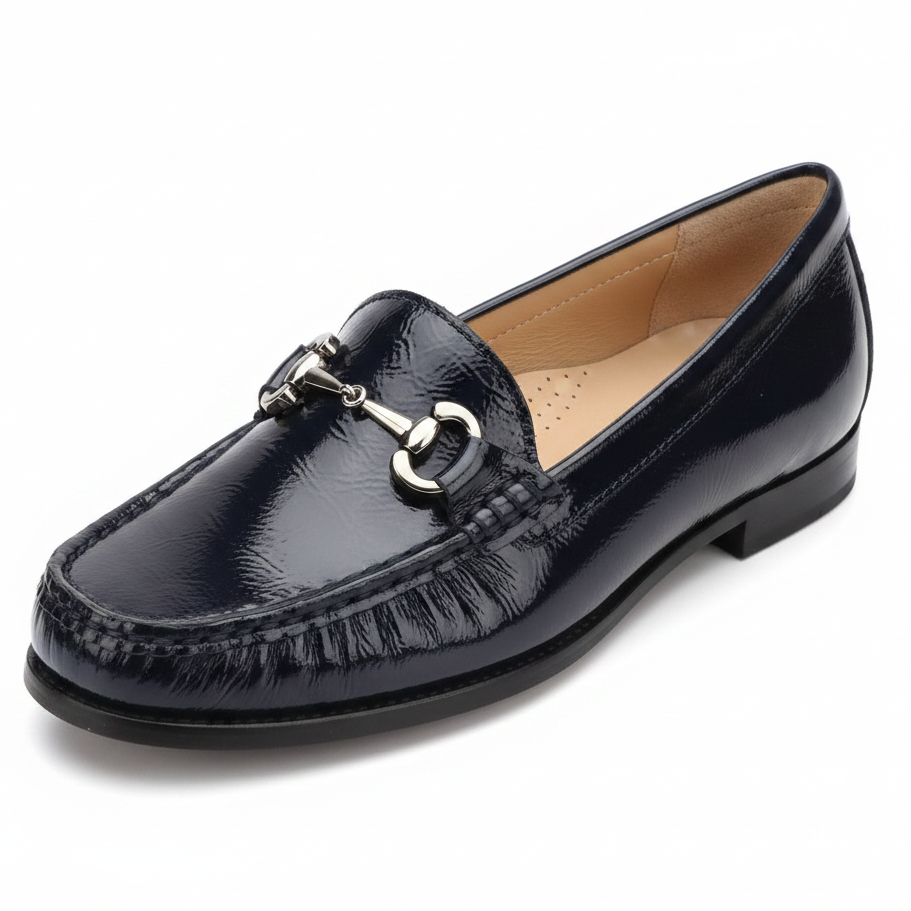 Maria Lya Aspen – Women's Loafer – Navy Patent