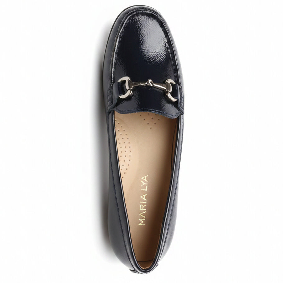 Maria Lya Aspen – Women's Loafer – Navy Patent