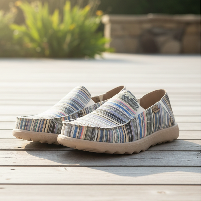 KickBack Couch 2.0 Stripe Canvas – Men's – Beige Stripes