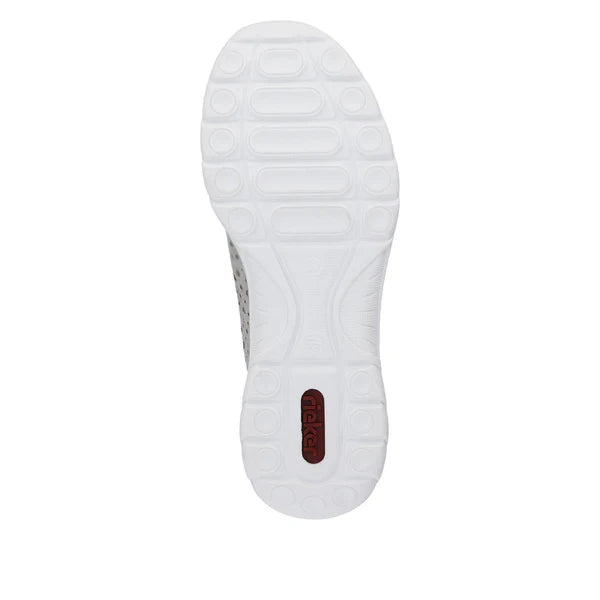 Rieker L32P6-90 – Metallic – Summer Slip-On Trainer