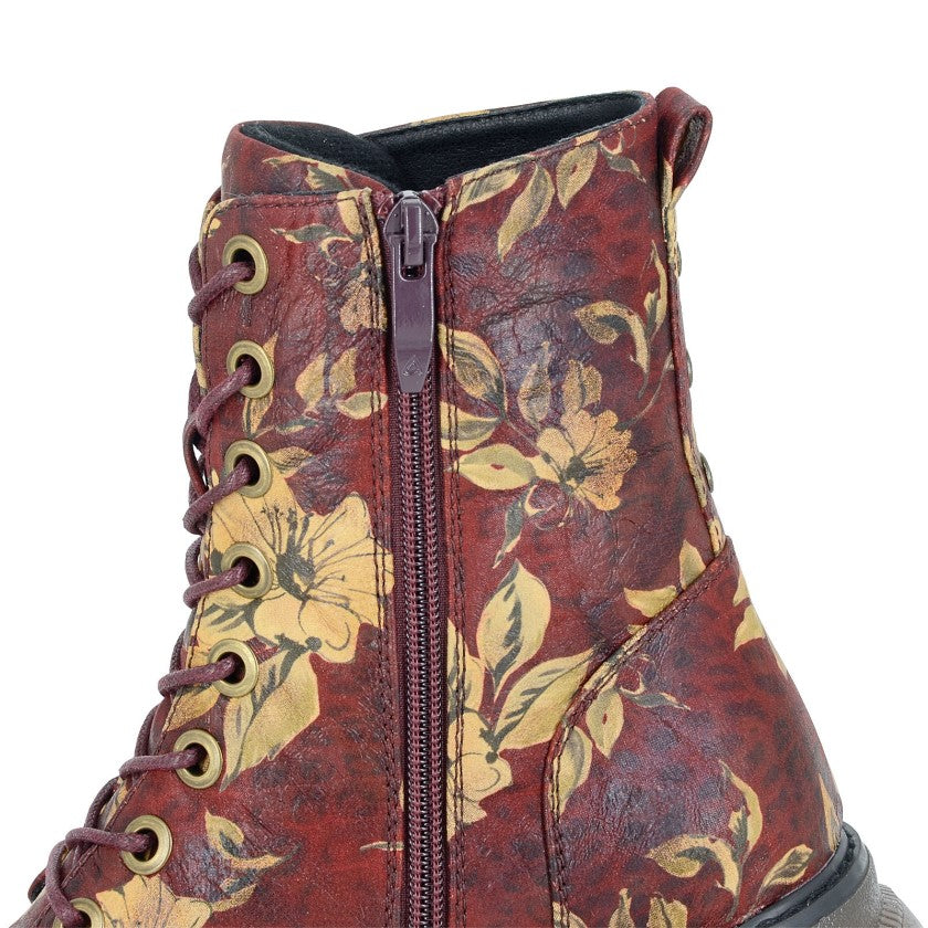 UKD Ambretta – Women's Ankle Boot – Burgundy – L853BD