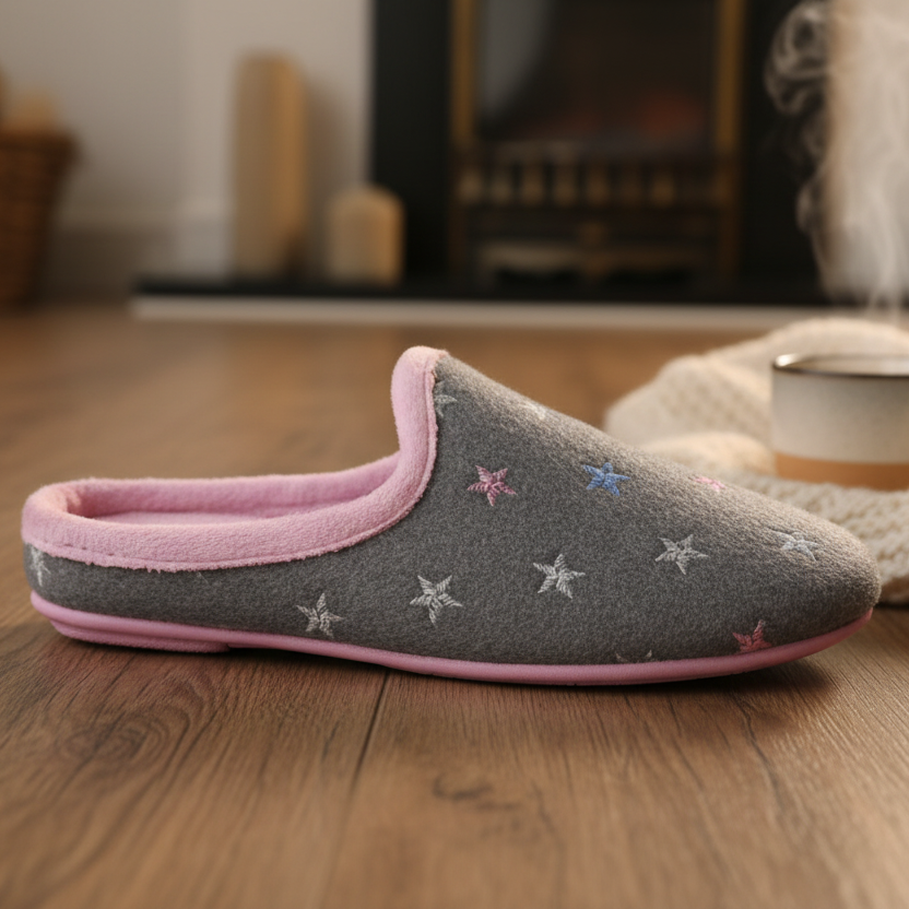 Sleepers LS179F - Grey/Pink - ELLIE