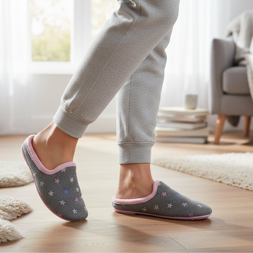 Sleepers LS179F - Grey/Pink - ELLIE