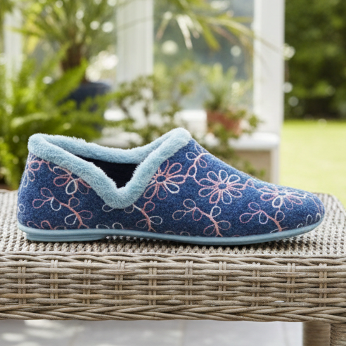 Sleepers Sara – Women's Slipper – Blue – LS193C