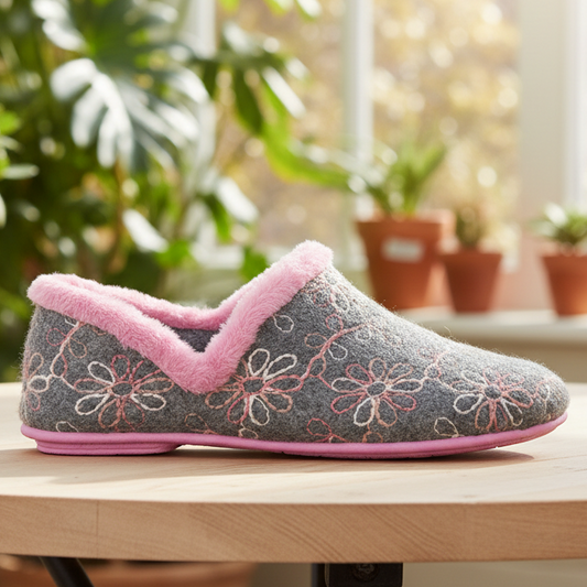 Sleepers Sara – Women's Slipper – Grey – LS193F