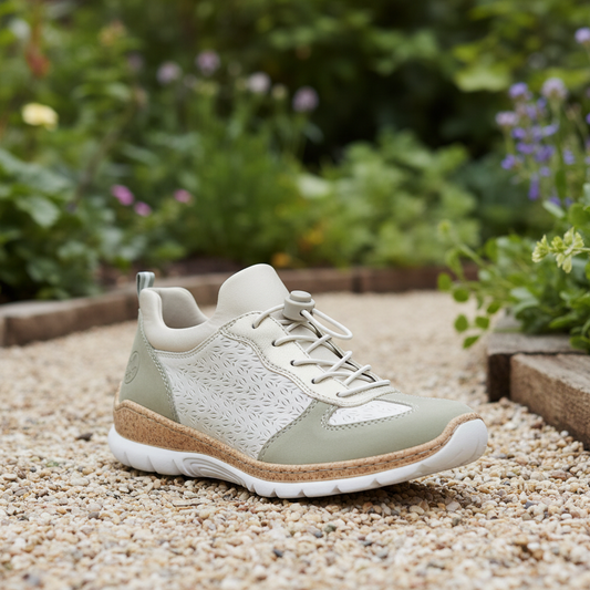 Rieker N4260-80 – Sage/Offwhite