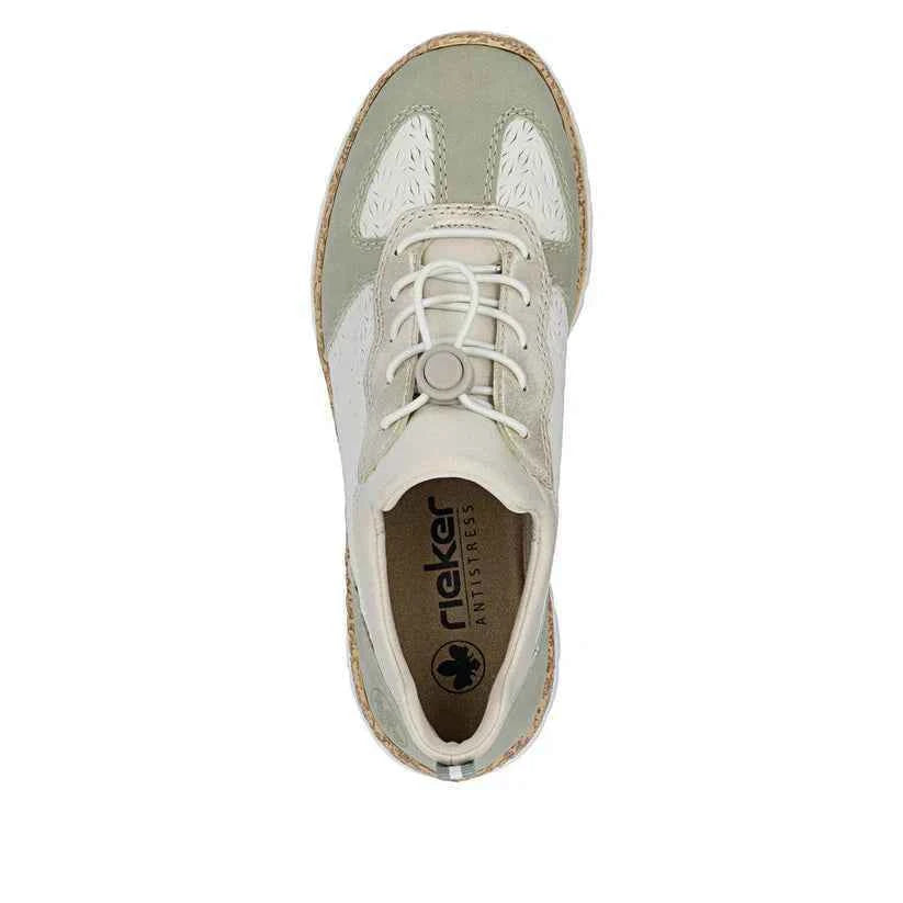 Rieker N4260-80 – Sage/Offwhite