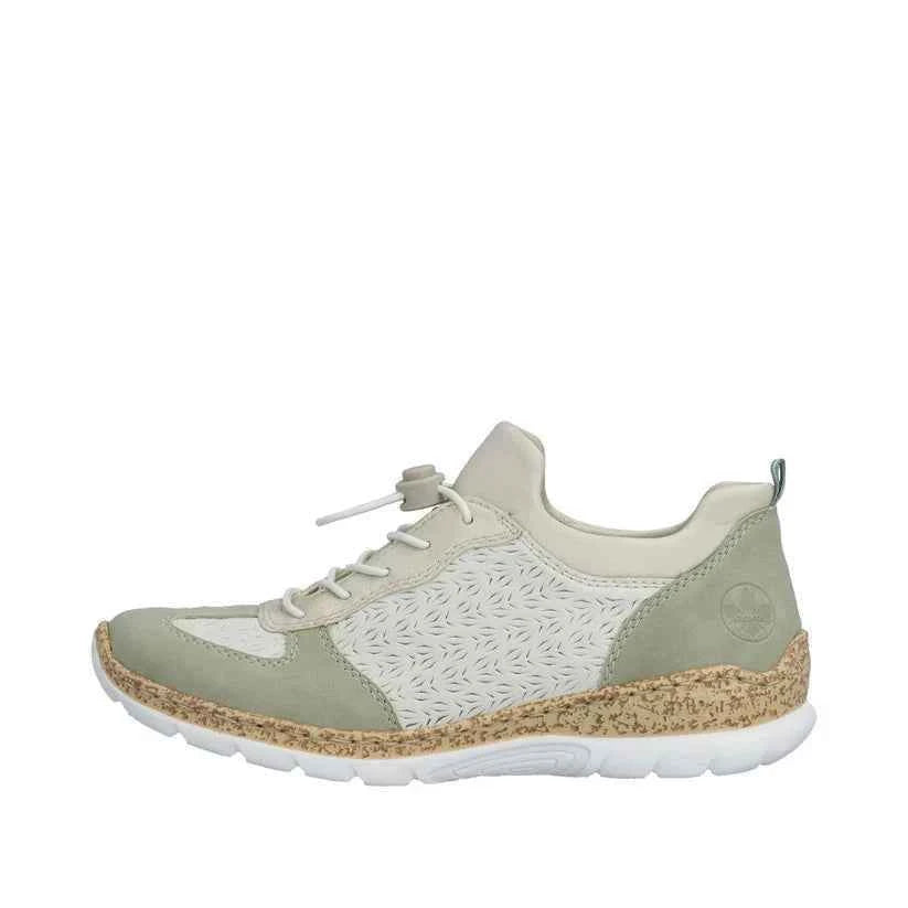 Rieker N4260-80 – Sage/Offwhite