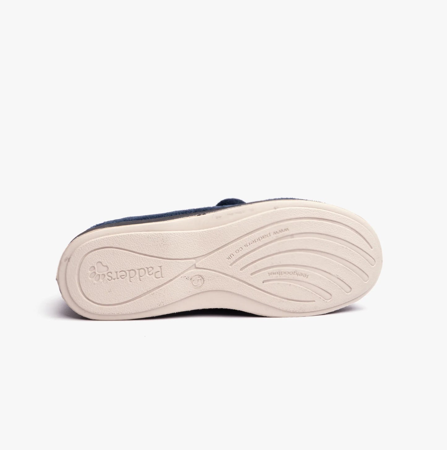 Padders Camilla – Women's Extra-Wide Slipper – Denim