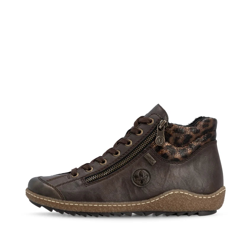 Rieker L7514 – Women's Lace-Up Ankle Boot – Brown – L7514-25