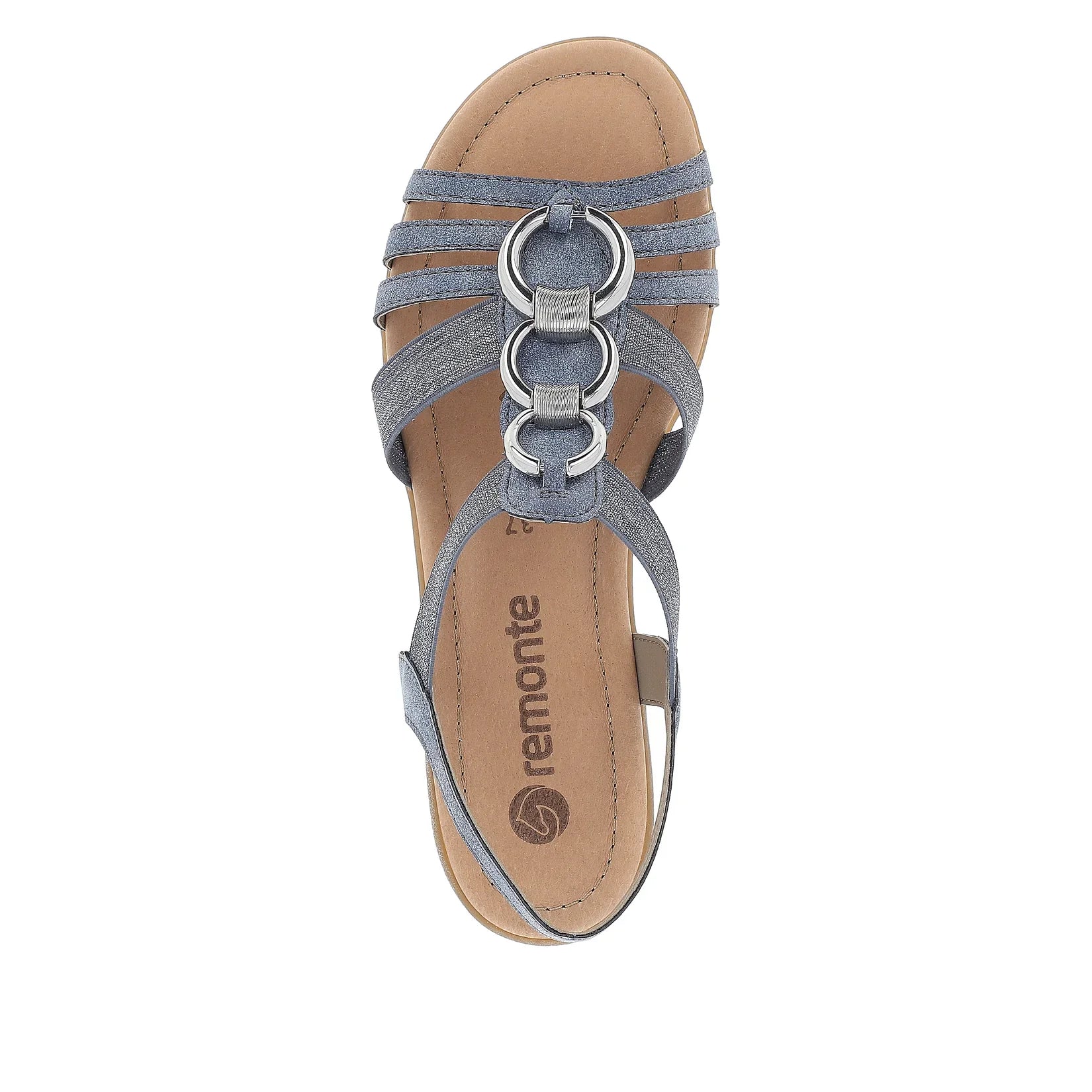 Remonte Women's Sandal - Blue - R3605-12.