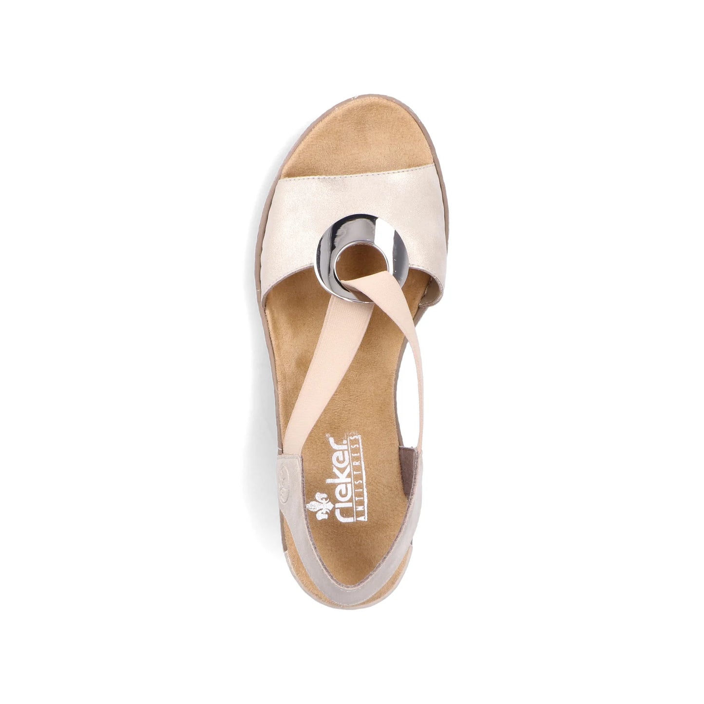 Rieker 624H6-60 Beige Metallic
