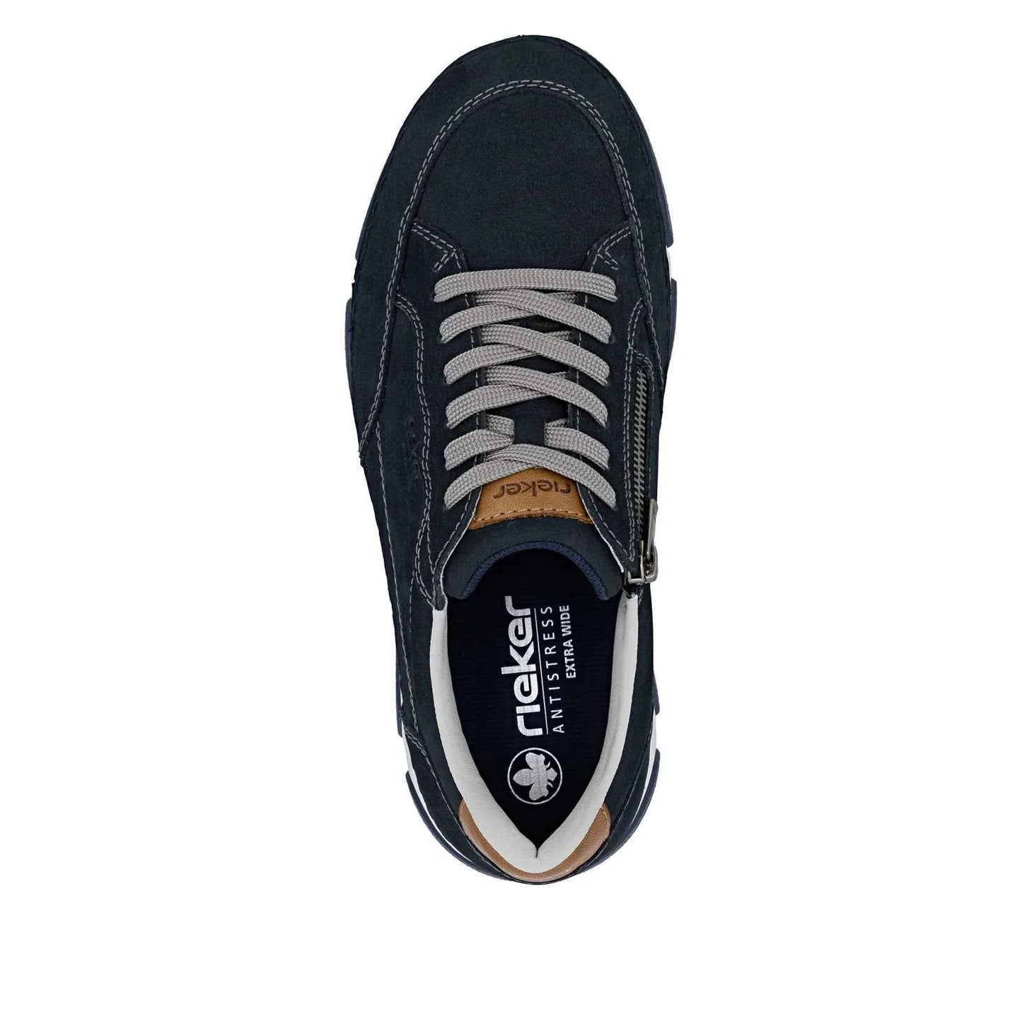 Rieker Men's Casual Lace-up Shoe - Blue | 15900-14