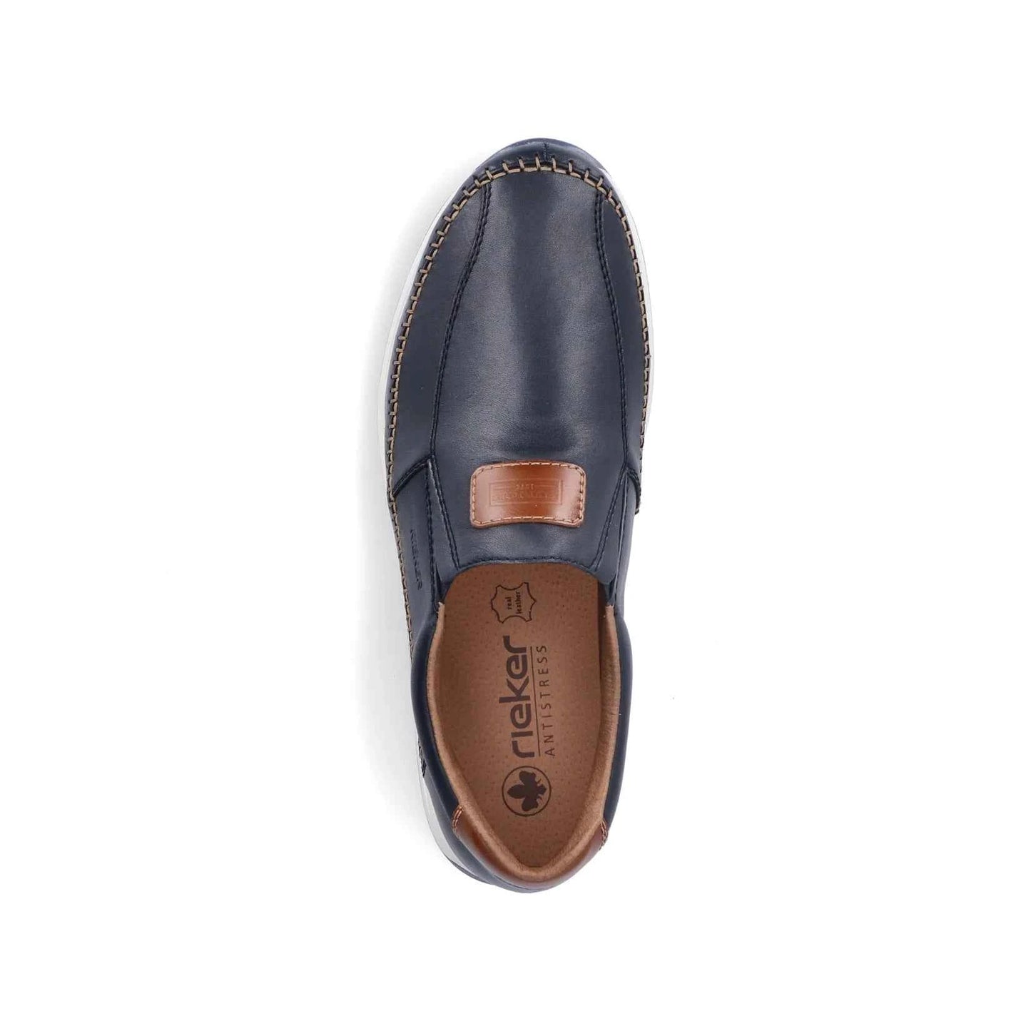Rieker Men's Casual Slip-on Shoe – Blue | 11962-14