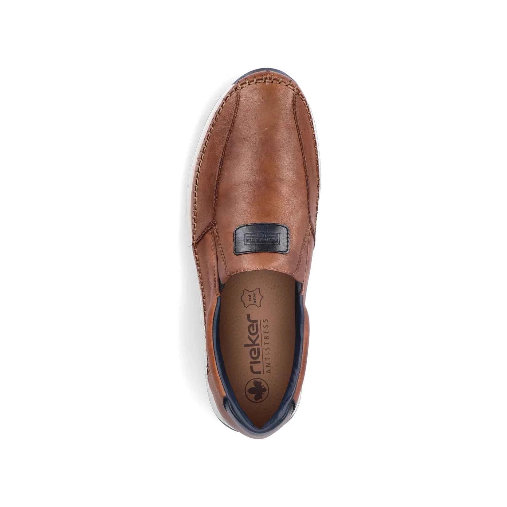 Rieker Men's Casual Slip-on Shoe – Brown | 11962-25
