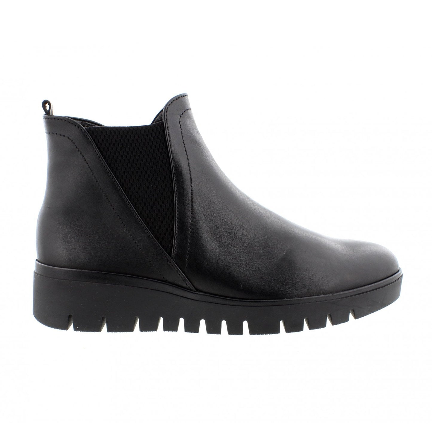 Gray suede chukka boot on a white background