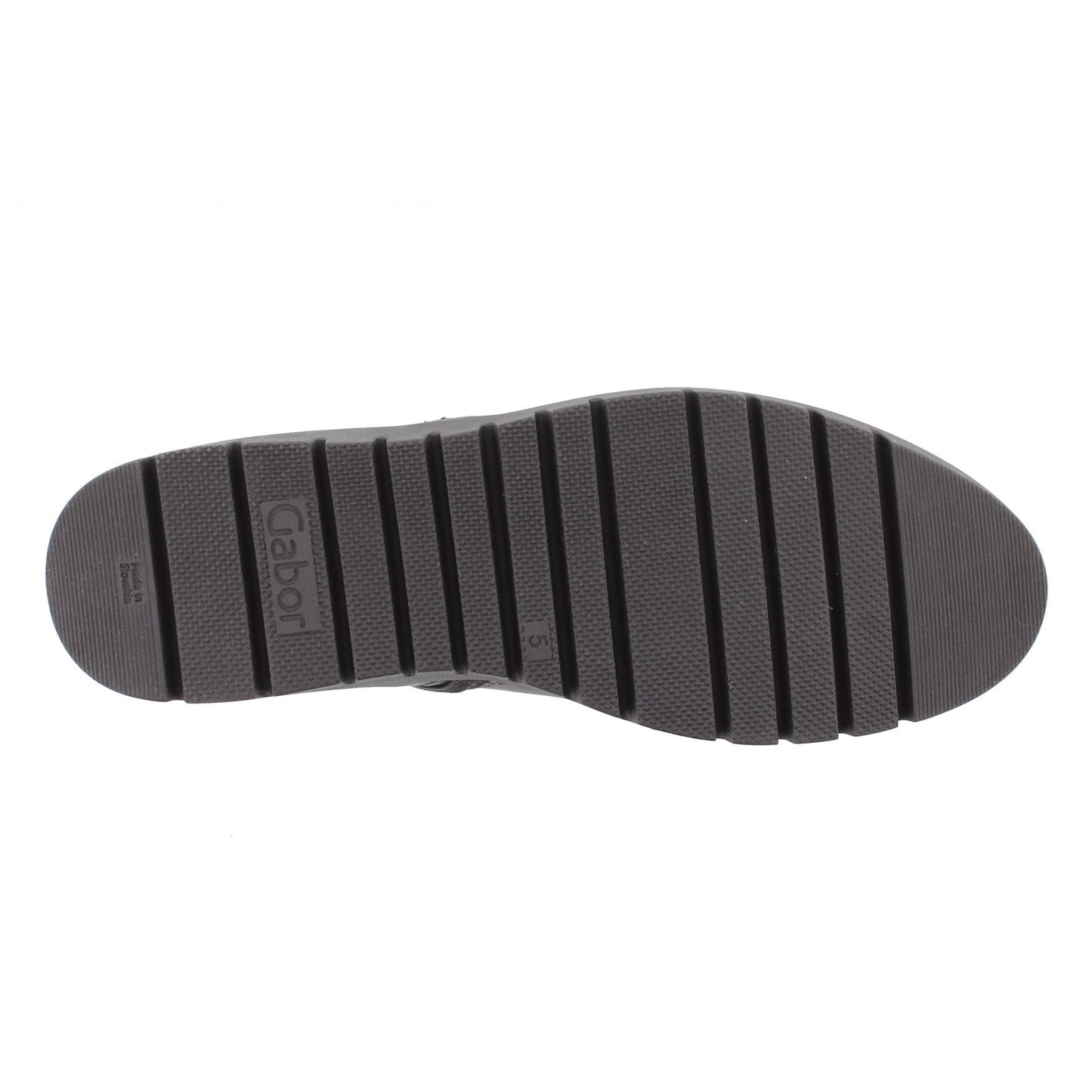 Brown sandals with white soles on a white background