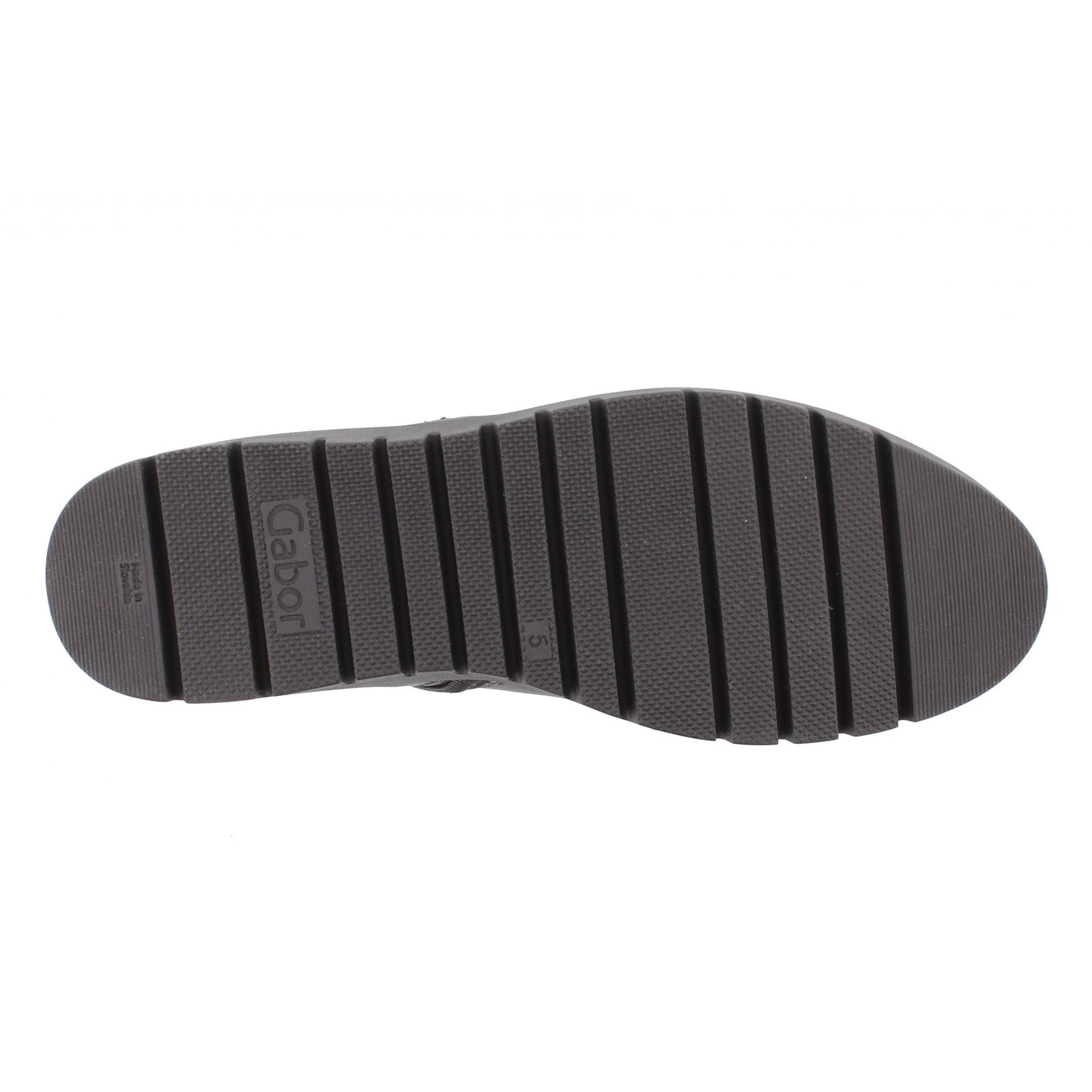 Brown sandals with white soles on a white background