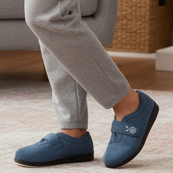 Panda Edythe – Women's Slippers – Denim *COMING SOON DUE MID SEPTEMBER*