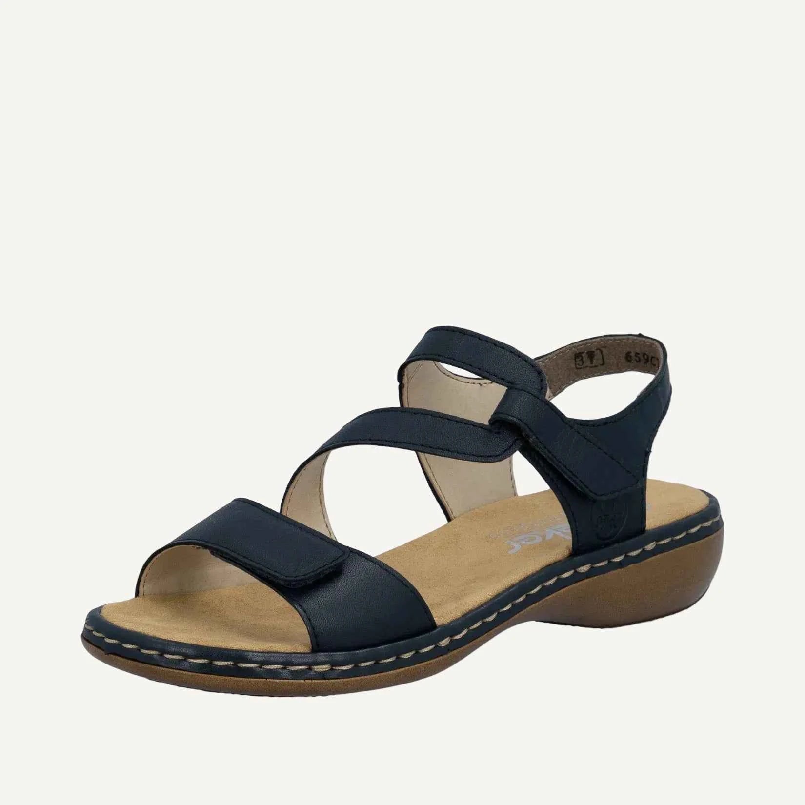 Rieker Women's Sandal - Blue  659C7-16