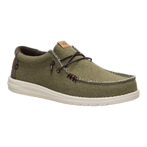 Hey Dude Wally Braided - Burnt Olive/Delicioso Brown - 40003.