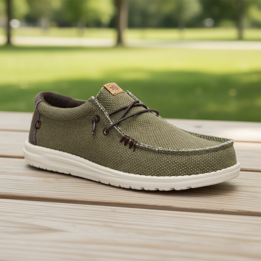 Hey Dude Wally Braided - Burnt Olive/Delicioso Brown - 40003
