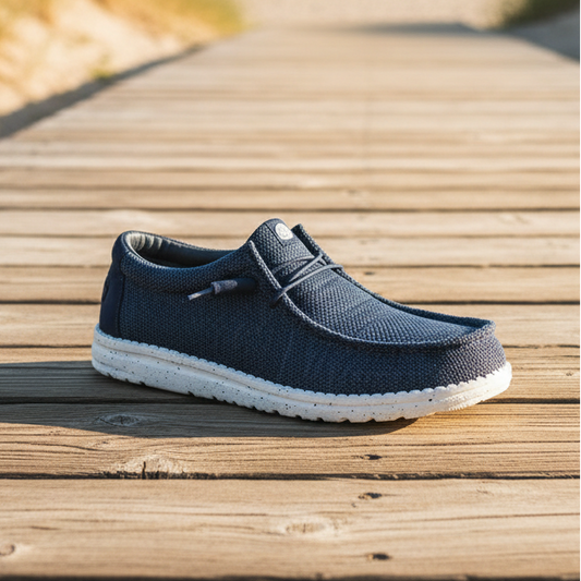 Hey Dude Wally Stretch Sox – Men's – Navy