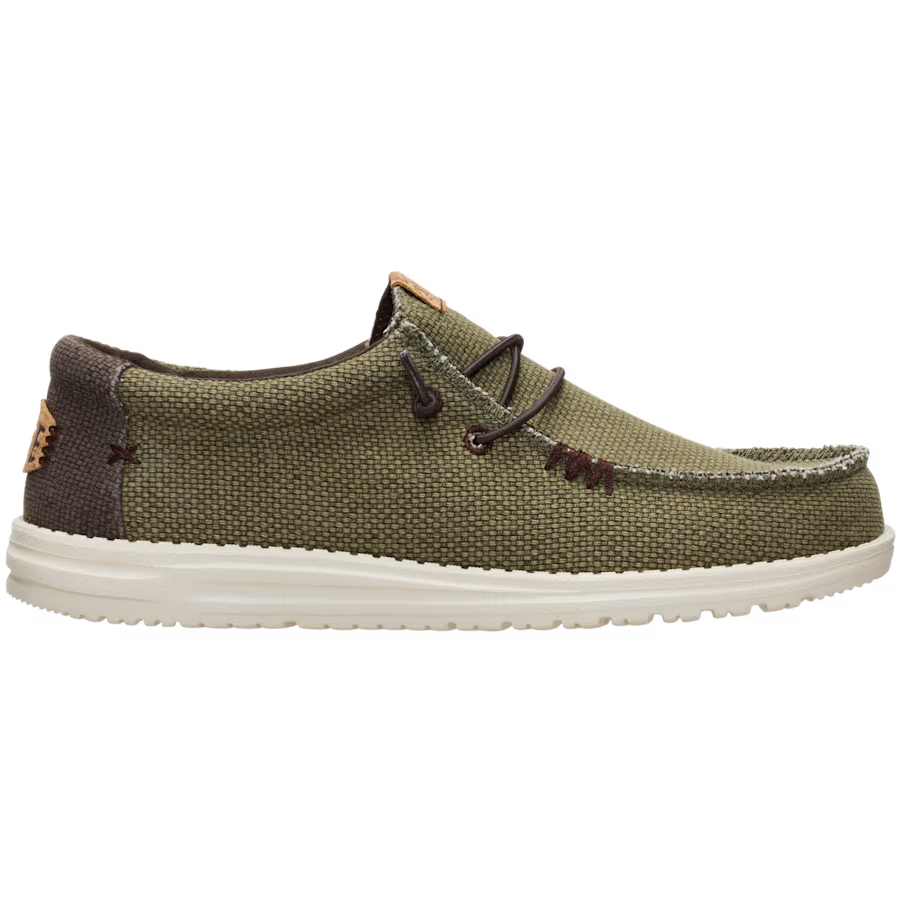 Hey Dude Wally Braided - Burnt Olive/Delicioso Brown - 40003.