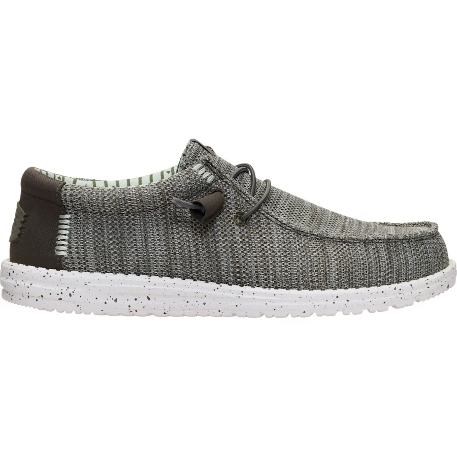 Hey Dude Wally Stretch Sox – Men's – Tea Leaf/Multi